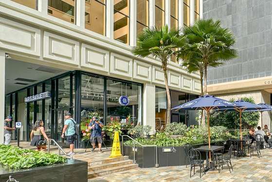 The recently opened Paris Baguette's Bishop Street branch, marking the brand's debut in Hawaii, USA. [SPC]