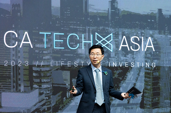 Lee Mingu, managing partner of Cleveland Avenue Technology Investments, speaks during an interview. [SHINSEGAE FOOD]