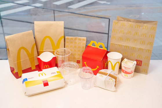 McDonald's food is served in eco-friendly packaging [MCDONALD'S KOREA]