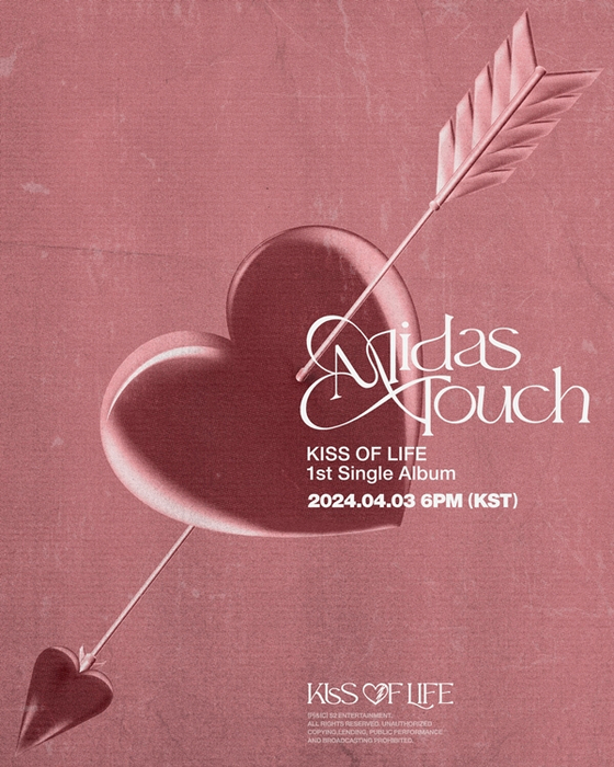 Kiss of Life will release its first single "Midas Touch" on April 3. [S2 ENTERTAINMENT]