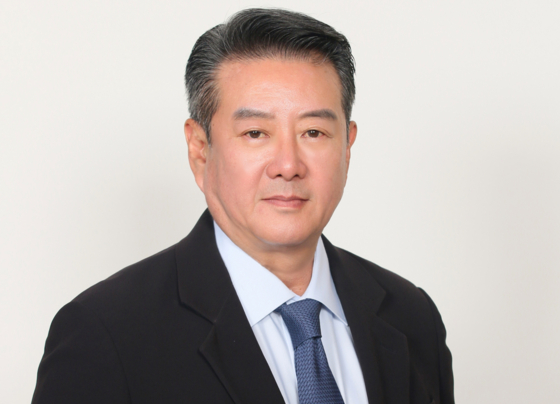 Eugene Kim, the chairman of Huneed Technologies, was re-elected to serve as the18th chairman of the Korea Defense Industry Association on Tuesday. [HUNEED TECHNOLOGIES]