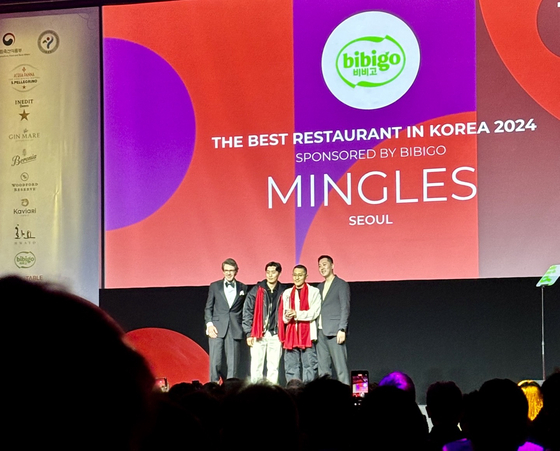 Mingles was named the best Korean restaurant by Asia’s 50 Best Restaurants on Tuesday at Grand InterContinental Seoul Parnas in Gangnam District, southern Seoul. [LEE JIAN]