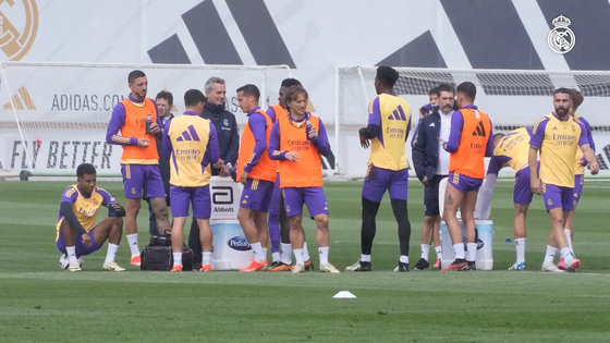 Real Madrid players are back in training after a FIFA international break. [ONE FOOTBALL] 