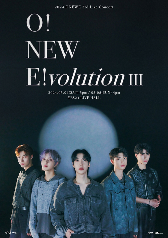 Boy band Onewe will hold its “O! New E!volution III” concert on May 4 and 5 in Seoul. [RBW]