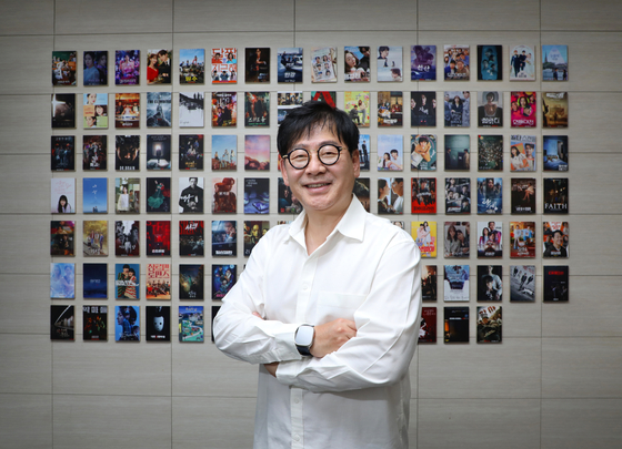 Westworld CEO Daniel Son poses for a photo after an interview with the Korea JoongAng Daily at the company's headquarters in Goyang, Gyeonggi, on Friday. [PARK SANG-MOON]