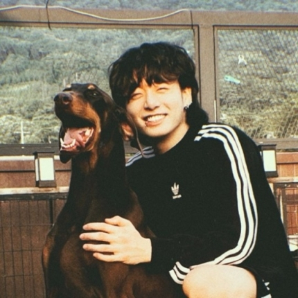 Profile picture of Jungkook's newly launched Instagram page for his pet Dobermann, Bam [SCREEN CAPTURE]