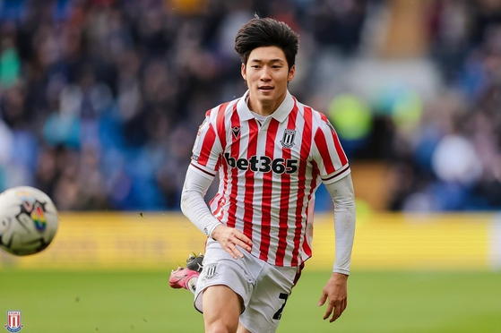 Stoke City midfielder Bae Jun-ho [SCREEN CAPTURE]