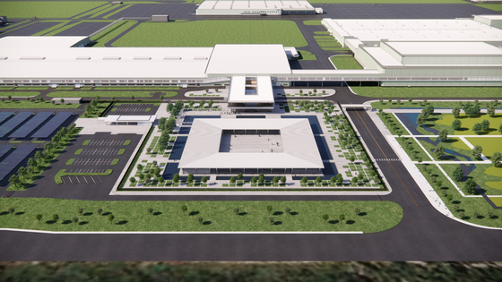 A rendered image of Hyundai Motor's EV-dedicated plant in Georgia, which will start operating in October. [HYUNDAI MOTOR]