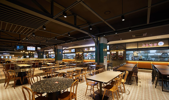 The dining hall inside the Hangdam Island Service Area operated by CJ Freshway [CJ NEWSROOM]