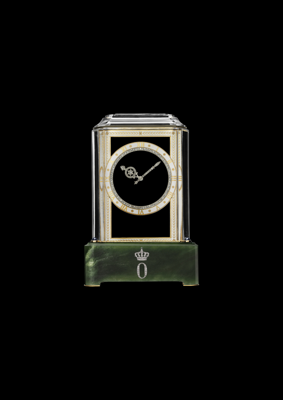 A 1918 Cartier Model A mystery clock [CARTIER]