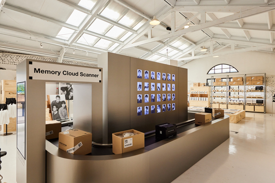 BTS's pop-up store ″Monochrome,″ currently being held at the Ap Again event venue in Seongdong District, eastern Seoul from Friday to May 12. [BIGHIT MUSIC]