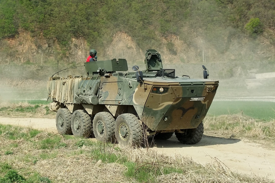 Hyundai Rotem's K-808 eight-wheeled armored personnel carrier [HYUNDAI ROTEM]
