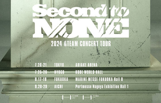 Poster for "Second to None" Tour. [HYBE]