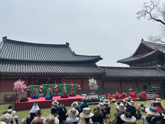 A traditional music concert in Changdeok Palace in central Seoul [CULTURAL HERITAGE ADMINISTRATION] 