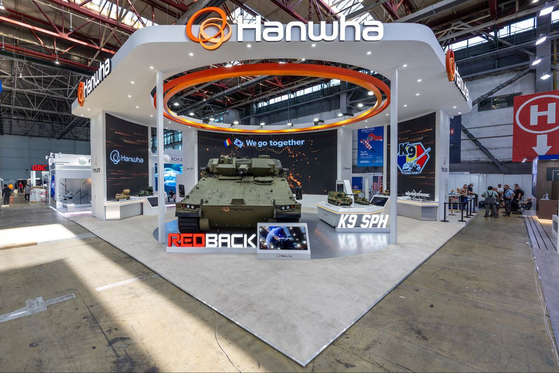 Hanwha Aerospace’s Redback IFV took center stage at the Black Sea Defense and Aerospace 2024 exhibition. [HANWHA AEROSPACE]