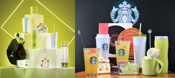 Starbucks Korea is teaming up with K-pop boy band NCT for an exclusive collaboration of food, drink and merchandise from Thursday to July 4. [STARBUCKS KOREA]