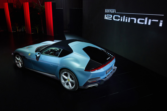 The 12Cilindri may be Ferrari's last front-engined 12-cylinder two-seater supercar. [FERRARI]