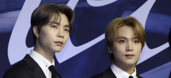NCT members Johnny, left and Haechan, right. [NEWS1]