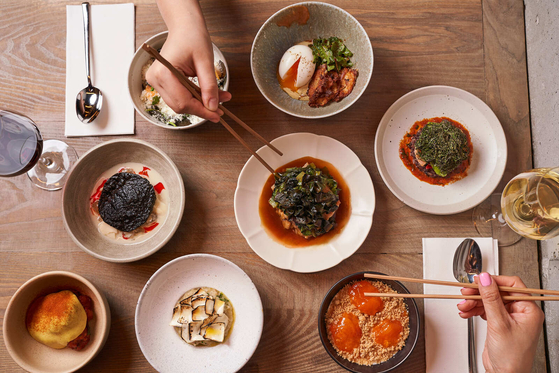 Dishes at Atoboy, a modern Korean restaurant in New York City. [ATOBOY]
