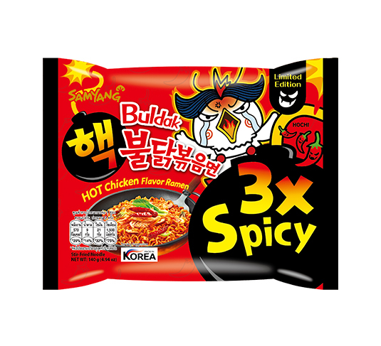 Ramyeon manufacturer Samyang Foods' 3X Spicy Buldak Ramen, along with two other Buldak ramyeon products, were recalled by the Danish government last week over concerns for potential health risks due to their high capsaicin levels. [SAMYANG FOODS]