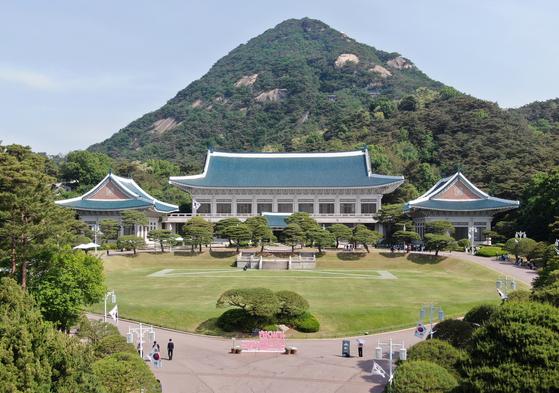 The Blue House in central Seoul on May 10 [NEWS1]