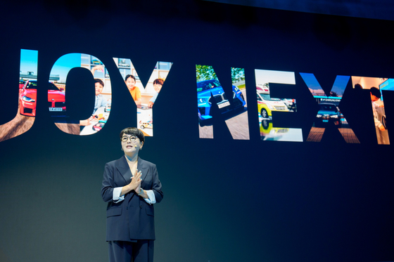 Joo Yang-ye, head of marketing at BMW Korea, talks about the company's plan to renovate its driving center on Thursday in Incheon. [BMW KOREA]