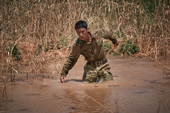 A still from the upcoming action thriller film ″Escape″ [PLUS M ENTERTAINMENT]