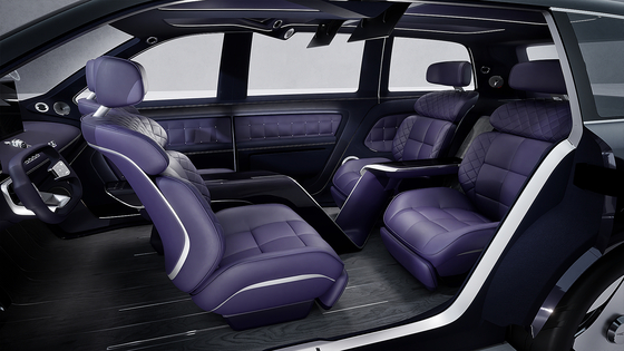 The interior of Genesis' Neolun concept car [YONHAP]