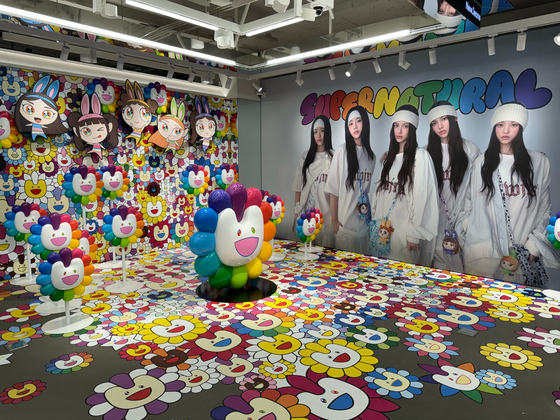 NewJeans opened its “Supernatural” pop-up store in Myeong-dong on Wednesday, ahead of the girl group’s Tokyo Dome fan meeting, set to be held on the same day and Thursday. [DANIELA GONZALEZ PEREZ]