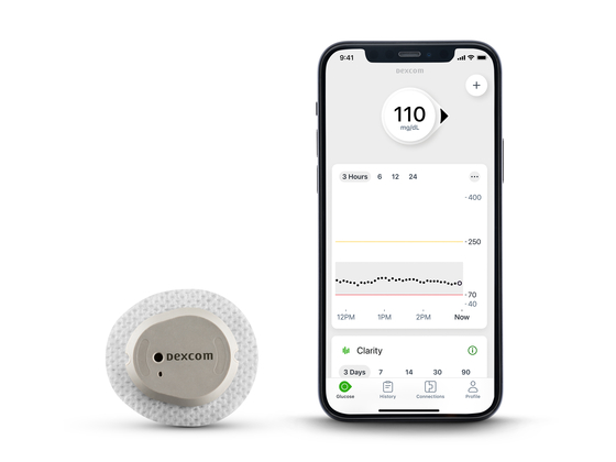 Huons’ Dexcom G7 is a next-generation continuous glucose monitoring device that can be synced with other devices. [HUONS]
