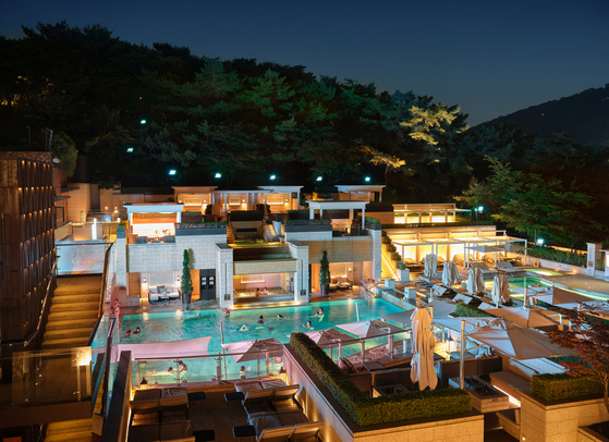 Urban Island pool at The Shilla Seoul in Jung District, central Seoul [THE SHILLA SEOUL]