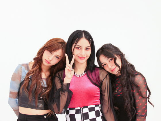 Girl group BlingOne Peru, a subunit of global K-pop project group BlingOne. From left: Abigail, Kenny and Rubi. [WORLD K-POP CENTER]