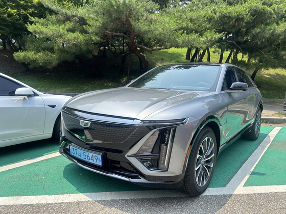 Cadillac’s Lyriq luxury EV finally landed in Korea. [SARAH CHEA]