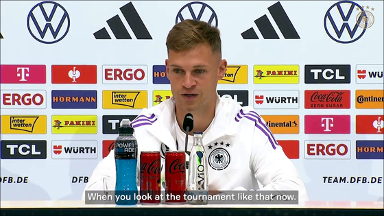 German fullback Joshua Kimmich speaks about facing Spain in the Euro quarterfinals. [ONE FOOTBALL] 