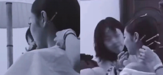 Jennie smoking what appears to be an e-cigarette [SCREEN CAPTURE]