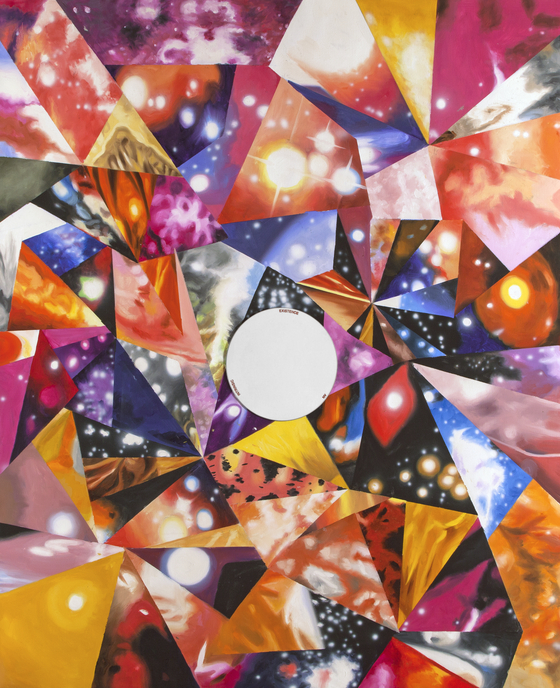 “An Intrinsic Existence” (2015) by James Rosenquist. ⓒ 2024 James Rosenquist, Inc. / Licensed by Artists Rights Society (ARS), NY. Used by permission. All rights reserved. Courtesy of the Estate of James Rosenquist and Thaddaeus Ropac. [SEHWA MUSEUM OF ART]