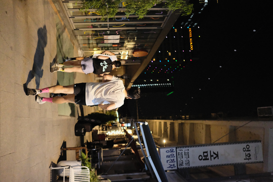 The group runs on the upper level of mostly-closed Makercity Sewoon in central Seoul. [HAN STRIDE]