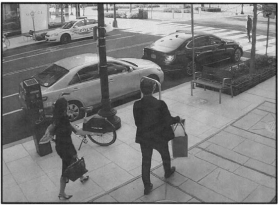 Footage from another surveillance camera shows Terry and the alleged NIS handler apparently leaving the store with the handbag. [UNITED STATES DISTRICT COURT SOUTHERN DISTRICT OF NEW YORK]