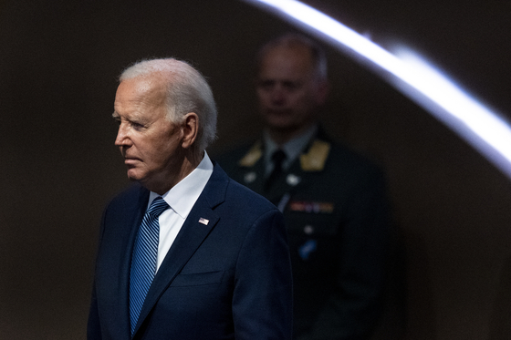 President Joe Biden dropped out of the 2024 race for the White House on Sunday. [AP/YONHAP]
