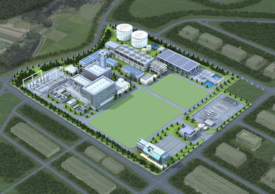 Design plan for a combined cycle power plant in Haman County, South Gyeongsang [KOREA MIDLAND POWER]
