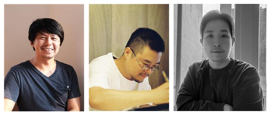 The recipients of the 2024 Korea Young Architect Award. From left: Hyun Seung-heon, CEO of Sunlab, Kim Han-joong, CEO of Ground Architects, and Cho Kyung-bin, CEO of Pildong2ga Architects [MINISTRY OF CULTURE, SPORTS AND TOURISM]