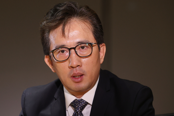Ri Il-gyu, a former counselor at the North Korean Embassy in Cuba,who defected to South Korea in November last year, speaks during an interview with local press on Monday. [YONHAP] 