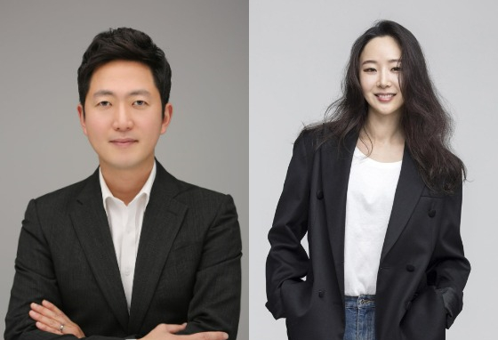 Lee Jae-sang, the chief strategy officer (CSO) of HYBE designated as the company's new CEO at left, and Min Hee-jin, CEO of HYBE label ADOR [HYBE]