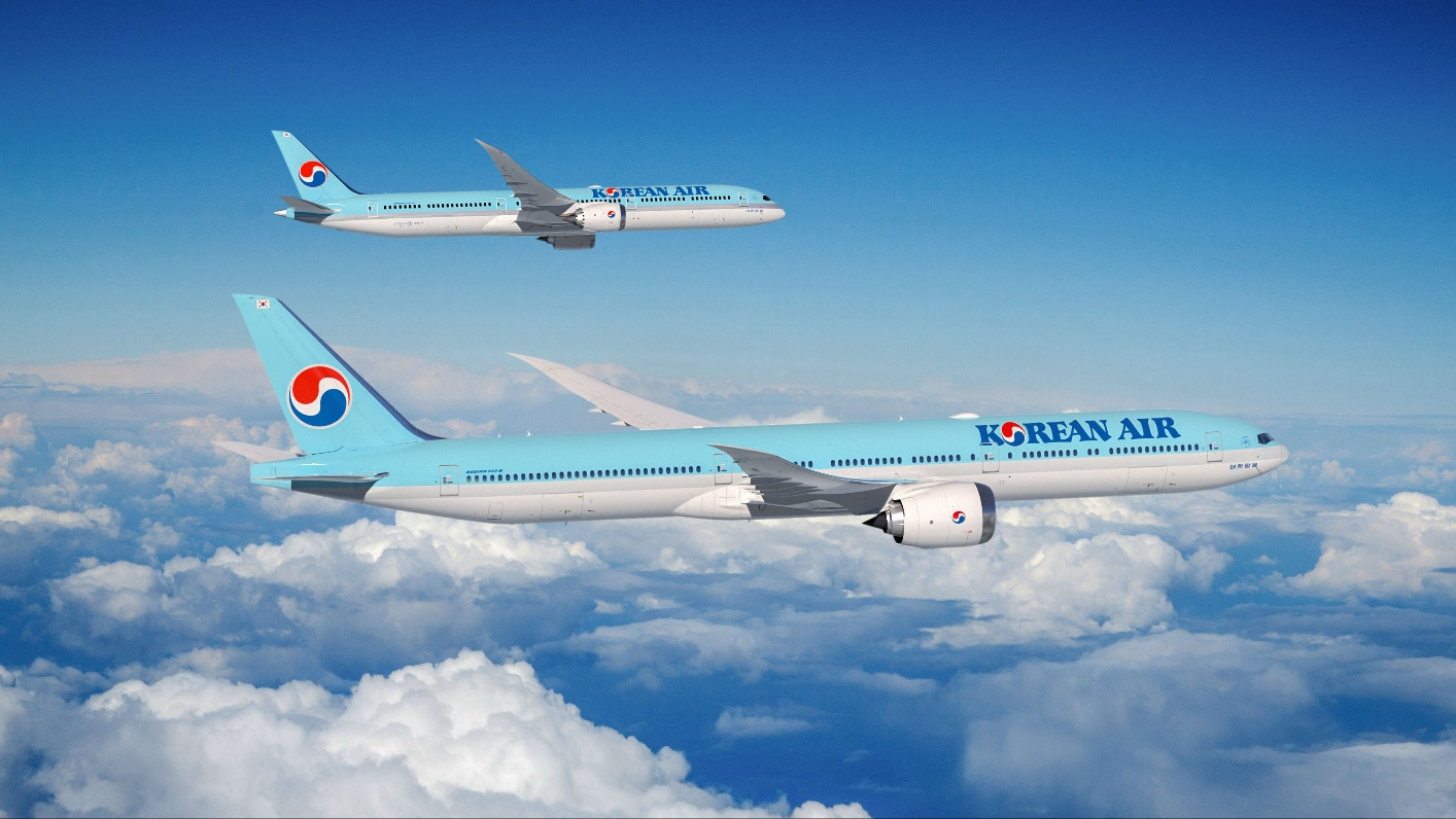 Boeing's 777-9 and 787-10 aircrafts [KOREAN AIR] 