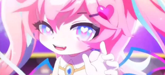 A promotional video for Nexon's online game MapleStory, featuring the Angelic Buster Remaster, was taken down after some viewers accused the head animator of deliberately inserting a controversial hand gesture associated with misandry into the video. Pictured is one of the frames accused of including the hand gesture. [SCREEN CAPTURE]