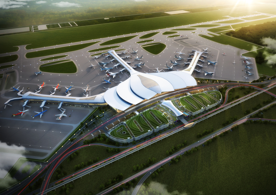 Design plan for Vietnam's Long Thanh International Airport, which is currently under construction [INCHEON INTERNATIONAL AIRPORT CORPORATION]