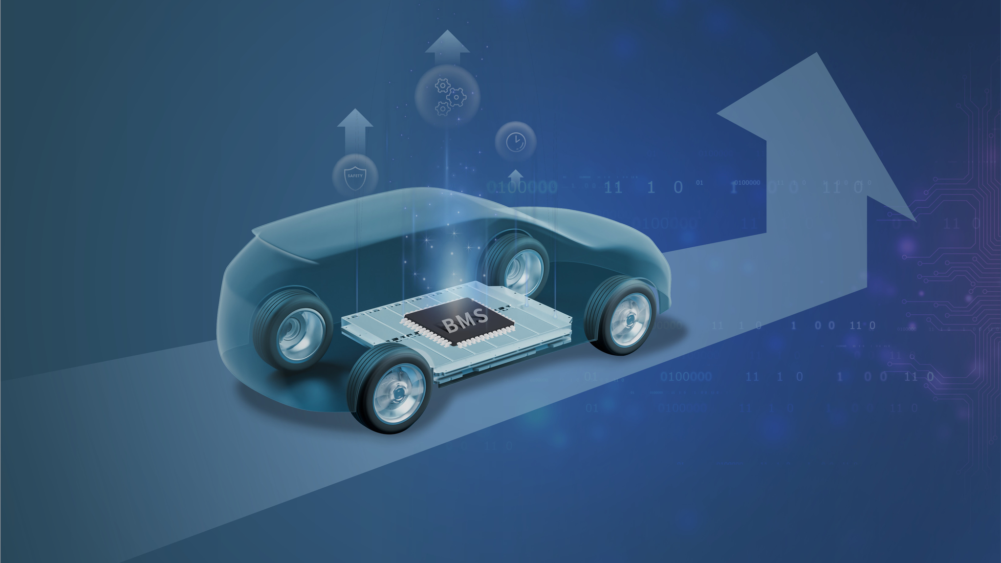 A graphic image of Hyundai Motor's battery management system installed in its EVs [HYUNDAI MOTOR]