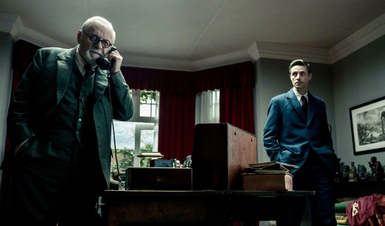 Still cut from film ″Freud's Last Session.″ [SHARMILL FILMS]