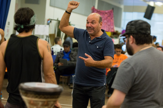 Casey Nicholaw works with the Broadway team of 