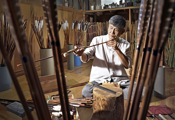 Staying on target: Artisan Yoo Se-hyun keeps the art of traditional Korean arrow-making alive